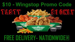 Wingstop promo Code Top Free Delivery Offer amp Deals 2020 [upl. by Schlicher]