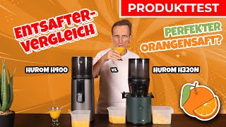 Entsaftervergleich H400 vs H320 Orangensaft selber machen [upl. by Berner]