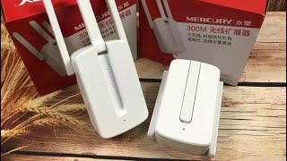 Hướng dẫn Kích sóng wifi Mercury 3 râu MW310RE  Mẹo vặt khi cài đặt [upl. by Kcirdec]