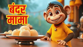 बंदर मामा पहन पजामा  Bandar Mama Pahan Pajama  Hindi Rhymes for Kids  Cocolemon Nursery Rhymes [upl. by Eniac869]