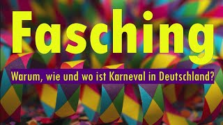 Fasching 👺🍬  warum wie amp wo Karneval in Deutschland ist [upl. by Ofilia]