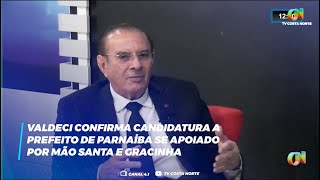 Valdeci confirma candidatura a prefeito de Parnaíba se apoiado por Mão Santa e Gracinha [upl. by Affay]