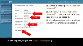 Configurar Roteador Aquário APR2411 como Repetidor [upl. by Maloney245]