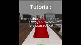 Hogyan csinálj mega csúszdát a Roblox SCP 3008ban TUTORIAL robloxtrend robloxshorts SCP3008 [upl. by Ellenaj374]