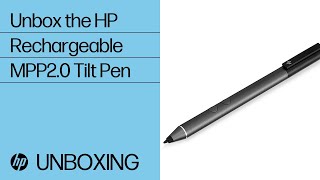 Unboxing the HP Rechargeable MPP20 Tilt Pen  HP Support [upl. by Segal]