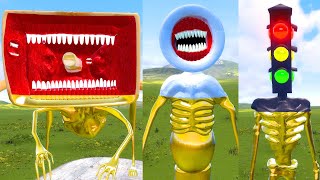 MEGAHORN VS THE GREAT MOTHER MEGAHOME VS TRAFFIC LIGHT HEAD in Garrys Mod [upl. by Ahsitak]