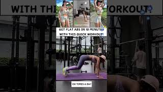 10 Minute Flat Abs Workout [upl. by Donna]