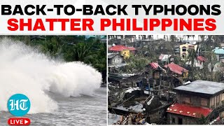 Live Typhoon Manyi worsens crisis from backtoback storms that devastated Philippines  Weather [upl. by Joslyn10]