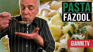 Pasta Fazool Pasta e Fagioli Italian Cooking Video  Giannis North Beach [upl. by Zahara930]