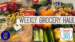 125 Whole30 Grocery Haul amp Meal Plans  WW Freestyle [upl. by Kiri]