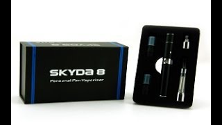 Latest Skyda8 Personal Pen Vaporizer Review Unboxing Where to Purchase Skyda 8 [upl. by Noirod]