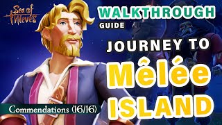 Journey to Melee Island  Tall Tale Walkthrough Guide  All Commendations ► Sea of Thieves [upl. by Kerekes]