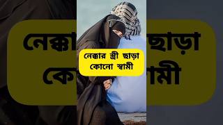 নেক্কার স্ত্রী ছাড়া কোনো স্বামী youtubeshorts youtubereels islamic trending reel viral video [upl. by Seuguh]