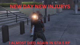 NEW DAY NEW INJURYS I GOT SHOT BY A LAWYER IN GTA 5 RP SZN1 EP4 BNRP [upl. by Enilemme]