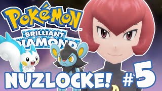 Pokemon Brilliant Diamond NUZLOCKE 5 Plant your berries Lets Play [upl. by Enelam803]