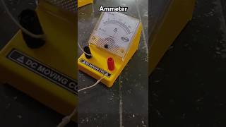 Ammeter is used to measure current science physics experiment ammeter shorts ytshorts [upl. by Gusty]