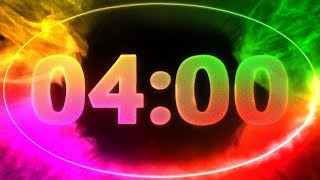 4 min COUNTDOWN  v 711  TIMER with music 4K [upl. by Notxarb217]