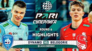 Dynamo MSK vs Belogorie  Round 6  Highlights  PARI SUPER LEAGUE 20232024 [upl. by Iene811]