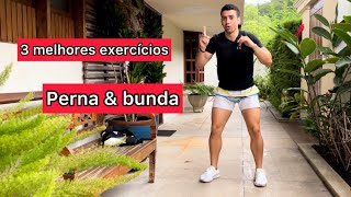 3 melhores exercícios para pernas e glúteos [upl. by Uhayile]