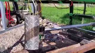 Homemade chainsaw mill Part 6 of 6 [upl. by Dloniger]