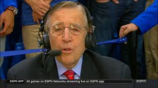 Brent Musburger signs off for final time [upl. by Esaele]