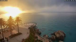 Nerja  Balcón de Europa  Webcams en la Costa del Sol  Andalucía  España [upl. by Oileduab]