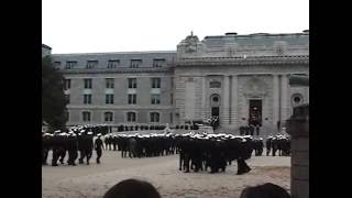 Noon meal formation at the Naval Academy  Part 1 111005 [upl. by Araed]