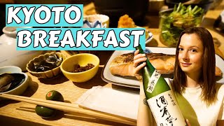 The Best Traditional Kyoto Breakfast in Japan [upl. by Aicilaf317]