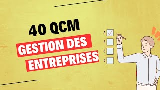 QCM gestion des entreprises [upl. by Cychosz]