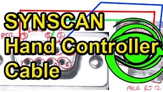 How To Make A Synscan Hand Controller Cable Pin Out [upl. by Clayborne247]