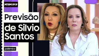 Vidente prevê morte de Silvio Santos ao vivo no SBT e causa climão  Regina Volpato desconversa [upl. by Eahs]