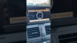 Mercedes Benz W204 Uhrzeit einstellen [upl. by Feinstein258]