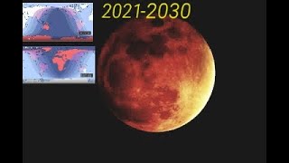 Eclipse lunar totalparcial calendarios 20212030 [upl. by Blaire]