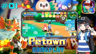 REAL quotNew Pokémon Open World Game Petown Im Android Gameplay Part 1 pokemongame viral [upl. by Eladnyl]