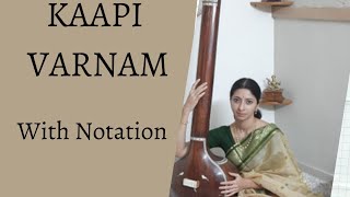 KAAPI VARNAM  WITH NOTATION [upl. by Ylecara]