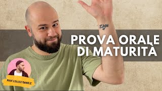 Tre consigli per la PROVA ORALE di maturità [upl. by Landel478]