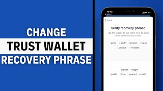 How to Change Trust Wallet Recovery Phrase 2024 [upl. by Hachmann]