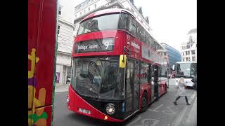 Refurb New Routemaster Metroline LT101 LTZ1101 Back in Service on Route 9 at HaymarketJermyn Street [upl. by Licko]