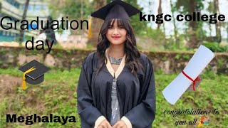 GRADUATION DAY 🎓  Last day ha college ☺️  KNGC COLLEGE  MEGHALAYA [upl. by Kihtrak753]