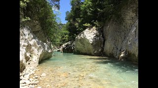 Driving in Greece 2019 Vrachos Beach  Acheron Springs timelapse 2x [upl. by Henrie]