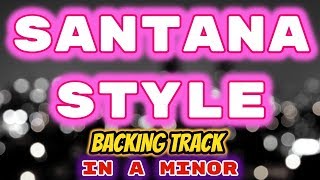 Santana Style Backing Track [upl. by Kcirdot]