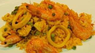 Cómo hacer arroz de marisco al horno en menos de 30 minutos [upl. by Siaht372]