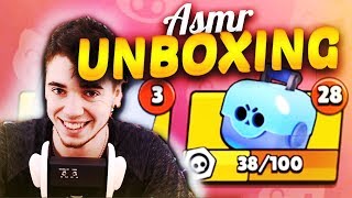 🥇 ASMR  UNBOXING Brawl Stars 🥇 [upl. by Ynnavoj]