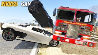 STOP THAT TRUCK GTA 5 Races Multiplayer Gameplay [upl. by Reiser220]