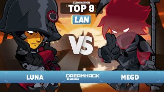 Luna vs Megd  Top 8 Elimination  Dreamhack San Diego 2023  LAN 1v1 [upl. by Hcardahs]