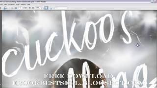 The Cuckoos Calling Ebook Audiobook  FREE Download  PDF  MOBI  EPUB [upl. by Leirea]