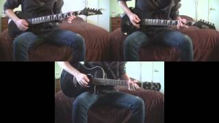 Outside by Hollywood Undead Full Guitar Cover with Tabs [upl. by Nosliw991]