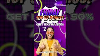 GoJackpot  quotBoost Your Friday Wins with a 50 TopUp Bonus Claim Your Rewards Todayquot [upl. by Verney693]