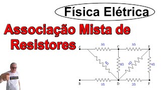 GRINGS  Aula 18  Física Elétrica  Associação de Resistores  Mista [upl. by Conall]