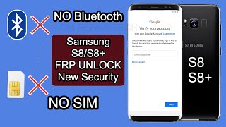 SAMSUNG GALAXY S8S8 FRP BypassGoogle Account Remove Android 90 Without SIM  NO Windows Pin New [upl. by Nosnorb674]